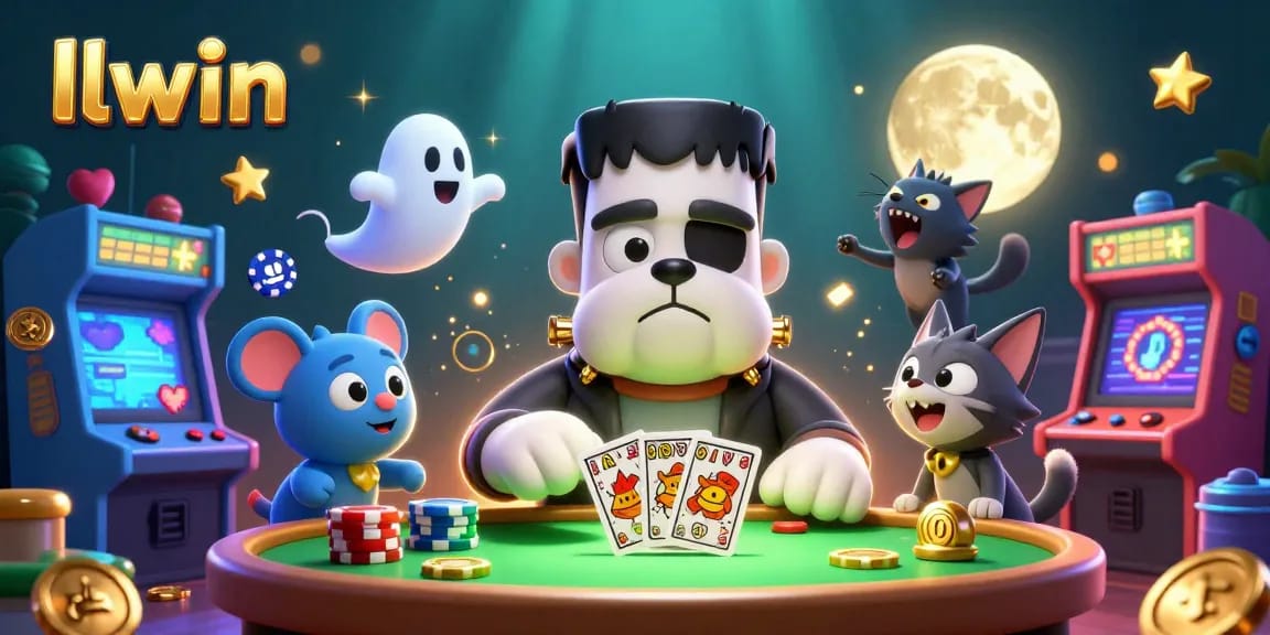 Experience thrilling card dealing at llwin with colorful gaming machines and magical characters.