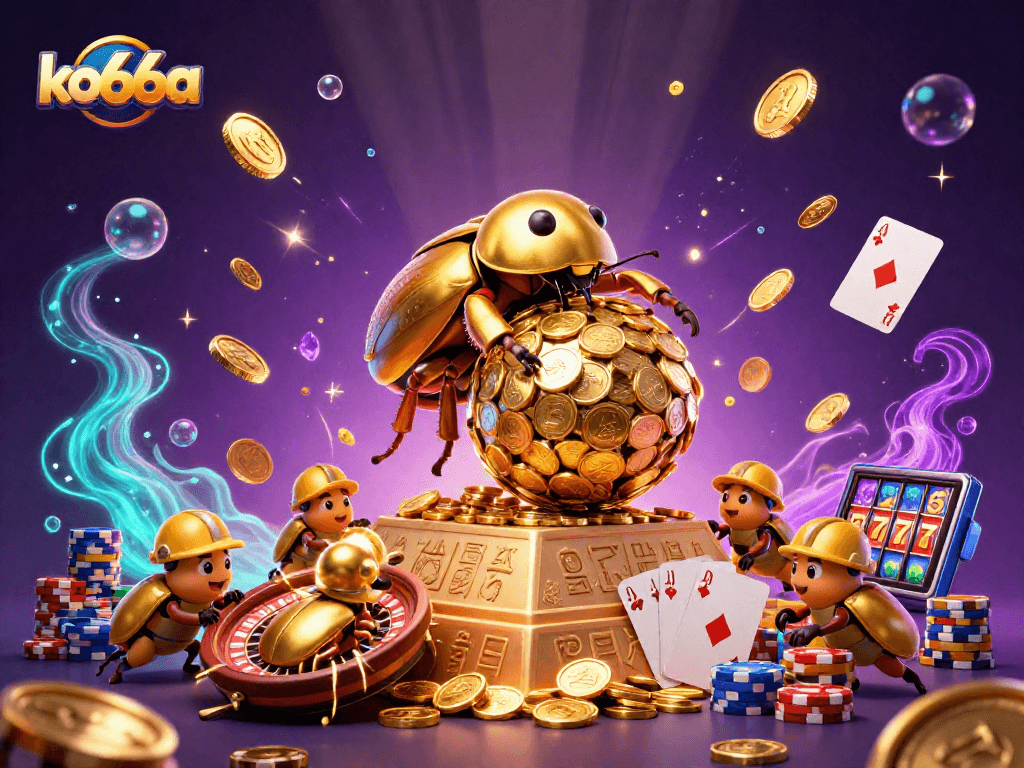 Experience winning strategies at ko66a with interactive casino characters and dazzling golden treasures.