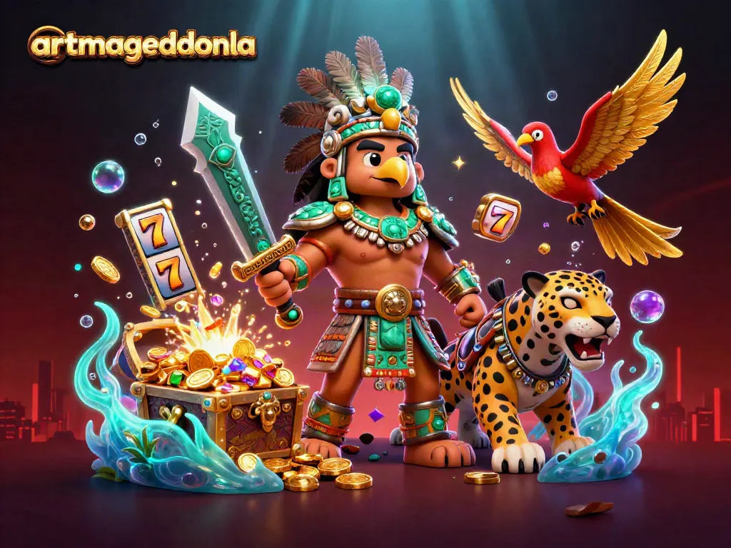 artmageddonla showcases thrilling underwater casino action with vibrant characters and dynamic game elements.