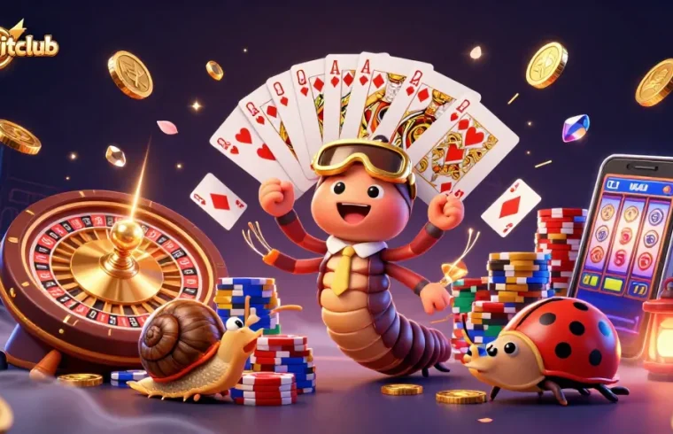 Experience exciting gaming adventures at gamehitclub with vibrant characters and thrilling casino elements.